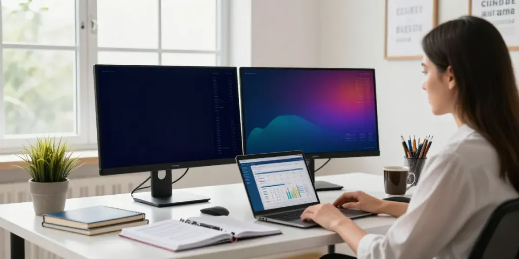 Financial advisor analyzing data in a home office, lejournalfinancier.fr